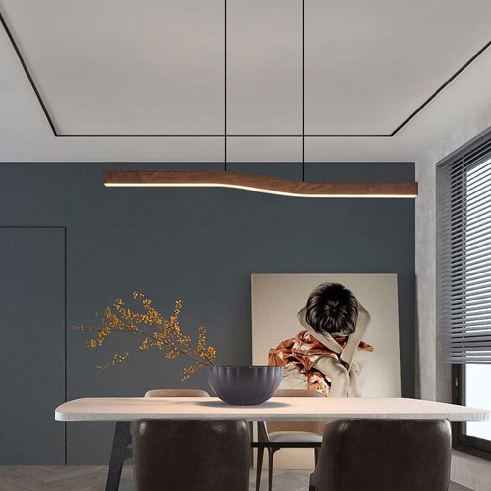 Ylen Nordic Pendant Light Walnut Colour Living Room/Bedroom/Dining Room