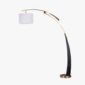 Salgado Floor Lamp 3 Color Temperature Switchable, Artificial Fabric/Metal