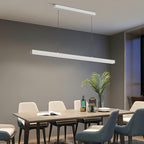 Orva Minimalist Classic Black & White Linear Pendant Light