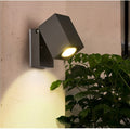 Artiq Modern Outdoor Rotatable Metal Spotlight Wall Lamp, Black