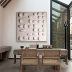 Wabi Sabi 3D Granular Texture Wall Art Minimalist Decor
