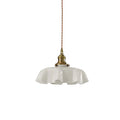 Civen Farmhouse Ruffled Pendant Light