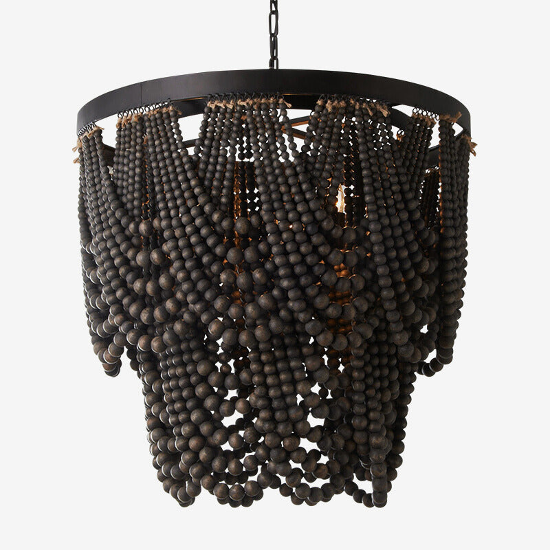 Muto Boho LED Pendant Light /Chandeliers Wood/Metal