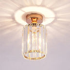 Stonel Modern Metal/Crystal Ceiling Light, 3 Colors