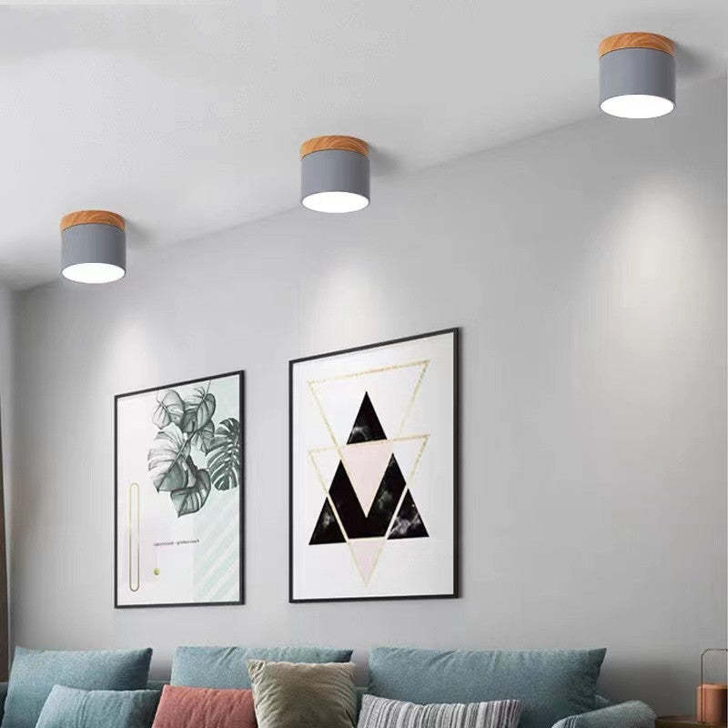Jojo Cylindrical Flush Mount Ceiling Light
