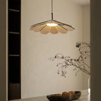 Ritta Vintage LED Pendant Light Walnut Wood Bedroom/Bar/Tea Room