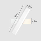Orin Modern Rectangles Metal Rotatable Wall Lamp, Black/White