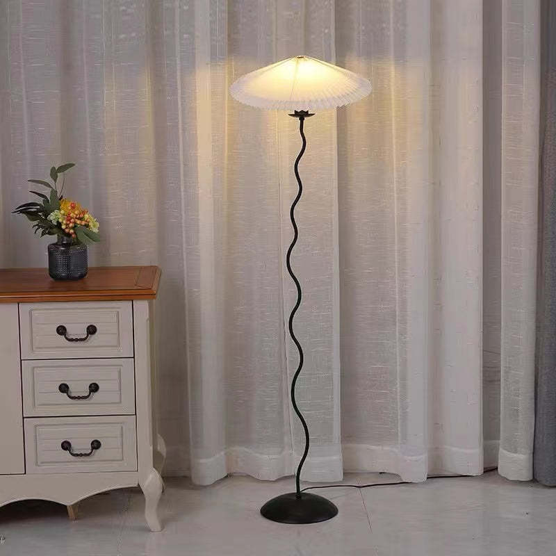 Ritta Modern Mushroom Fabric Led Floor Lamp