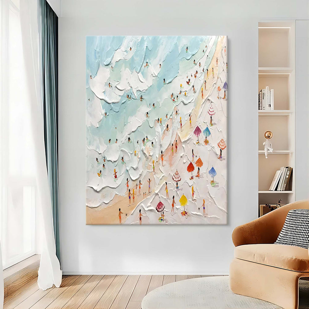 Vacation Plaster Art Texture Wall Art