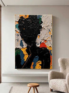 Maya Colorful Figure Wall Art