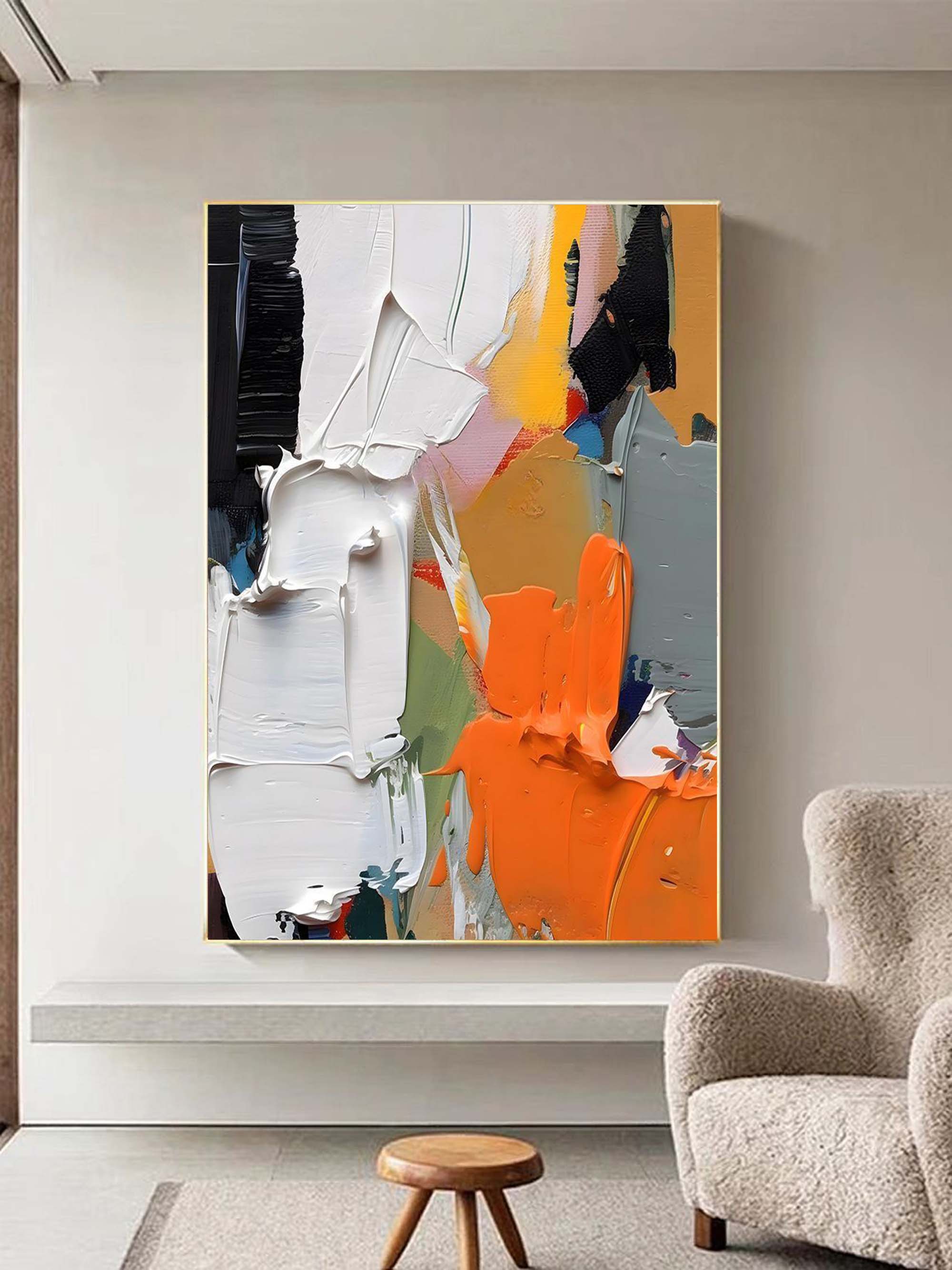 Ember Colorful Painting Wall Art