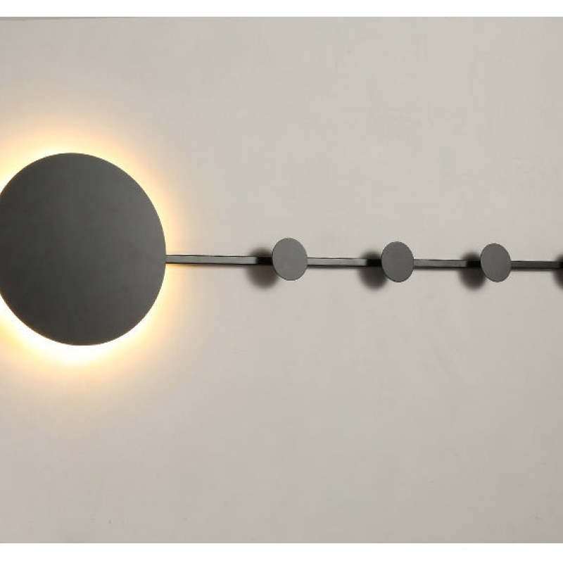 Arisha LED Porch Wall Hanging Coat Rack Creative Wall Lamp