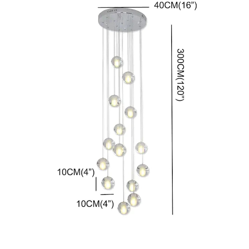 Valentina Modern Multi Clean Globe Pendant Light, Foyer