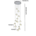 Valentina Modern Multi Clean Globe Pendant Light, Foyer