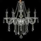 Silva Luxury Candlestick Clear Crystal Chandelier