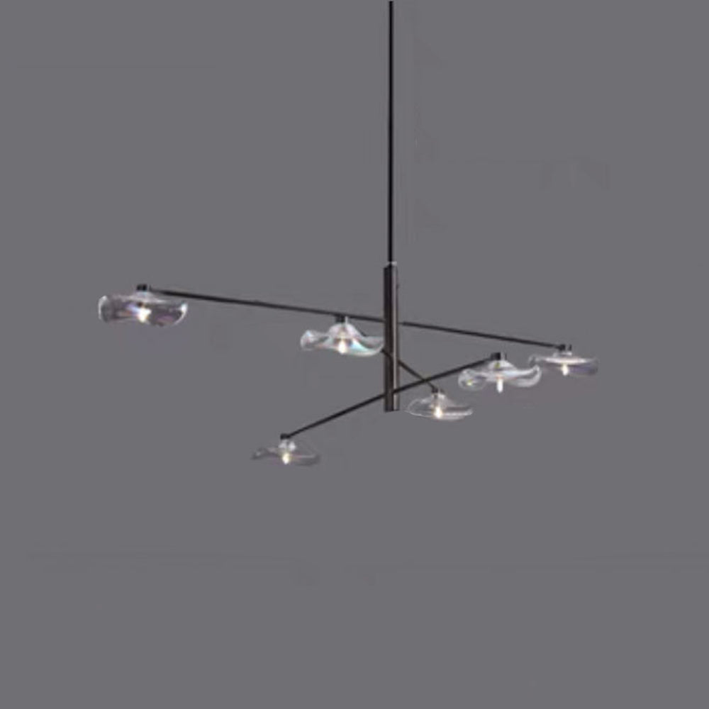 Arisha Modern Branch Metal Pendant Light, Clear/Multicolor