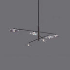 Arisha Modern Branch Metal Pendant Light, Clear/Multicolor