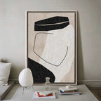 Abstract Emirati Kandura Portrait Painting