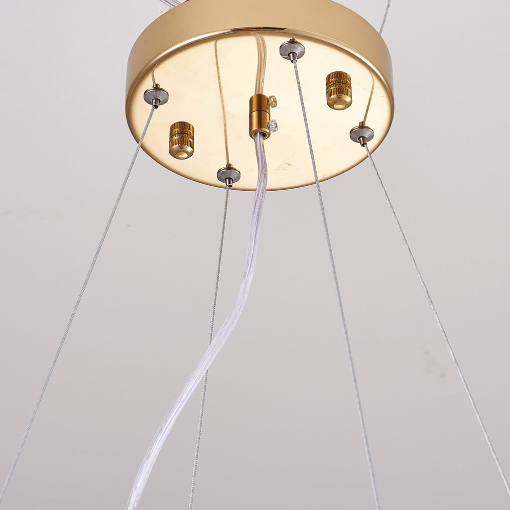 Olivia Luxury Ceramic Chandelier Large Foyer, Gingko leaf, Living Room