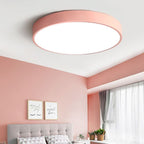 Valentina Ceiling Light Rond Flush Mount, Yellow/Blue/Green/Pink/Grey, Bedroom