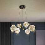 Valentina Art Deco Luminous Sphere Cluster Glass Pendant Light