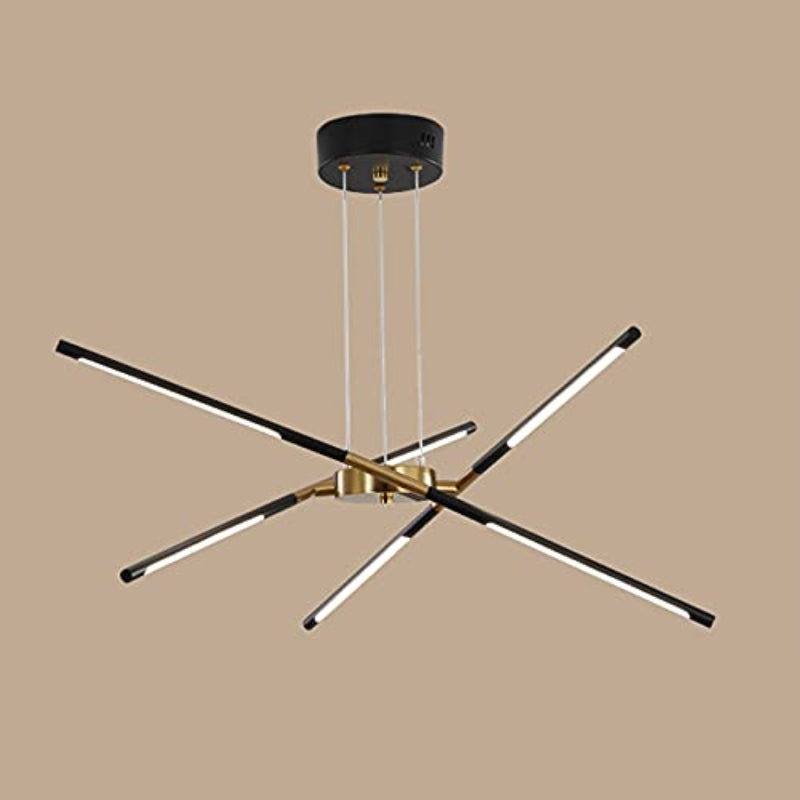 Arisha Pendant Light, Black/Gold, 6/8/10/12 Heads