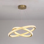 Kristy Contemporary Gold Luxury Ring Pendant Light