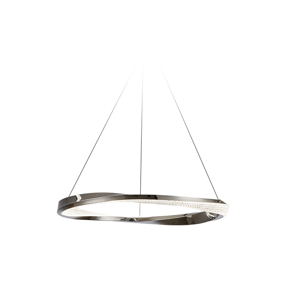 Arisha Minimalist Ring Spiral Shape  Pendant Light,Gold