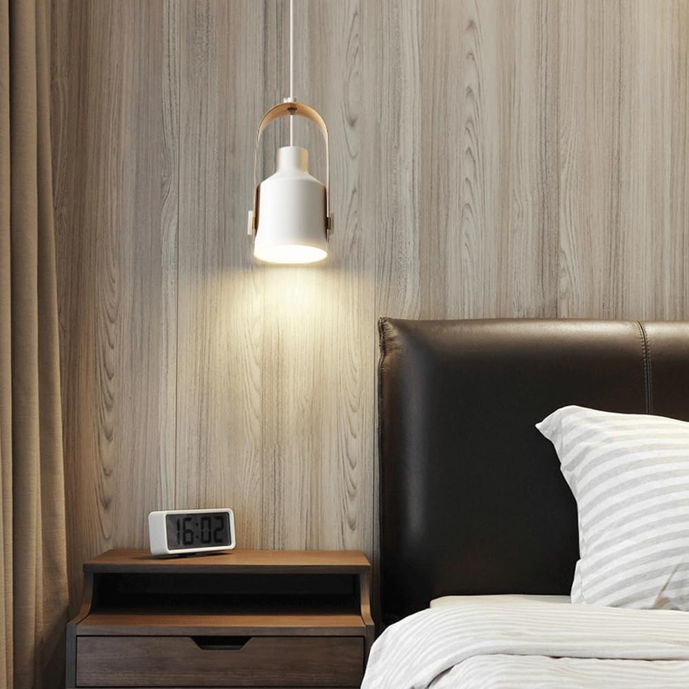 Valentina Modern Metal LED Pendant Light White Green Black Bedroom