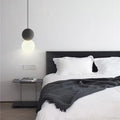 Avi Modern LED Pendant Light Black Metal Bedroom Living Room