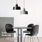 Valentina Modern Colorful Single Pendant Light, Metal Shade