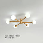 Muto Ceiling Light, Dimmable 6/8 Head