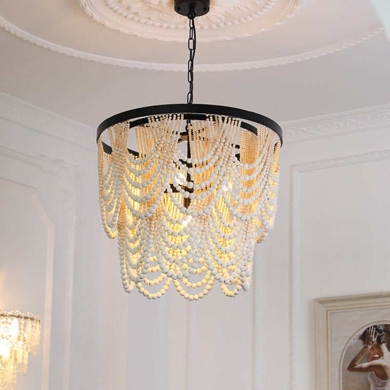 Muto Boho LED Pendant Light /Chandeliers Wood/Metal