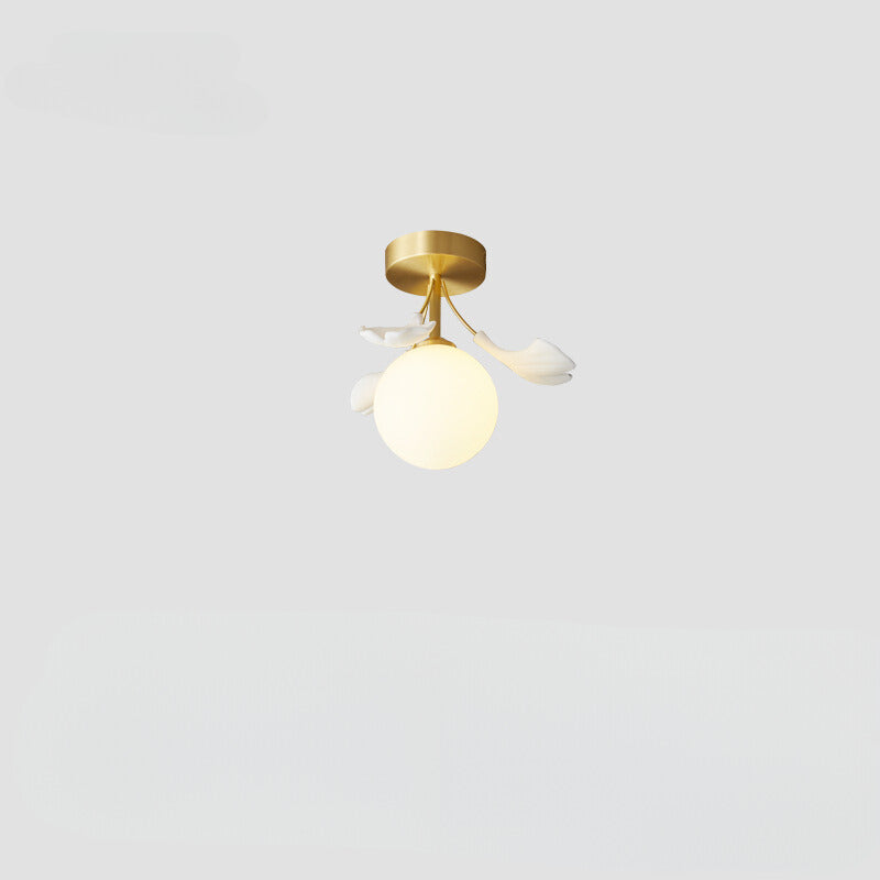 Olivia Luxury Minimalist Chandelier Creative Leaf Glass Living Room