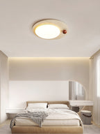 Circular Travertine  Ceiling Light