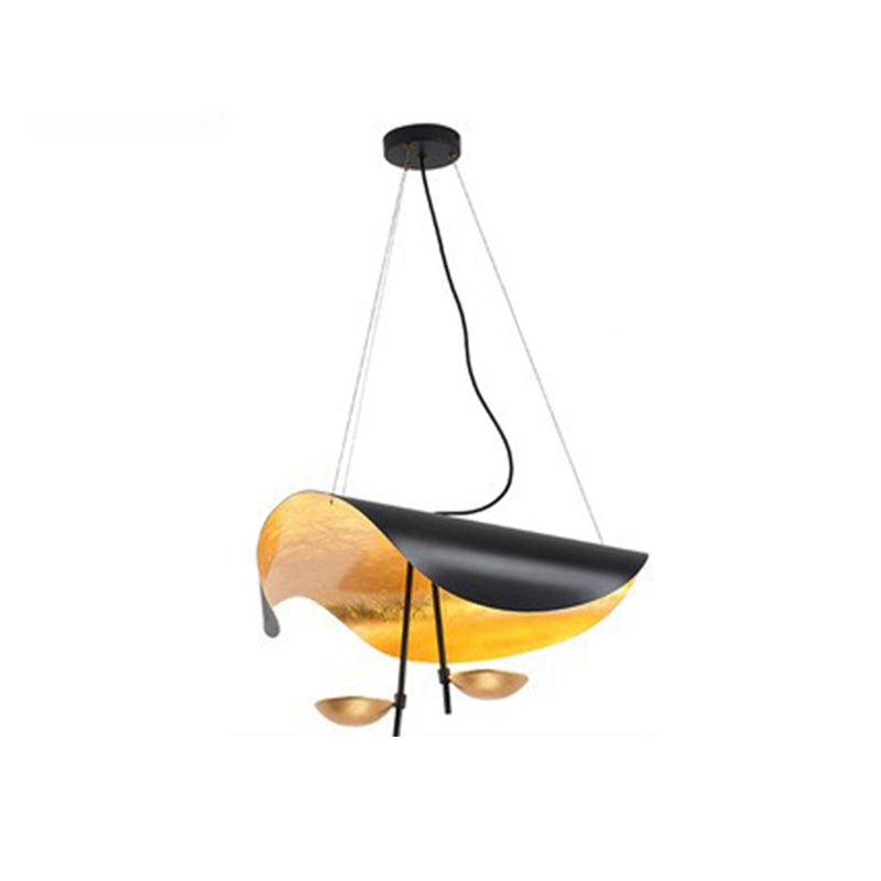 Airsha Pendant Light 3 Colour, Gold Foil Pendant Lights