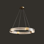 Arisha Modern Round/Oval /Metal Pendant Light, Gold
