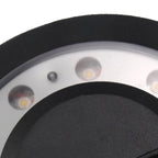 Ray Wall Lamp Flying Saucer, Metal LED, Black, Outdoor