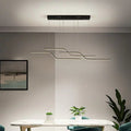 Arisha Minimalist Geometric Metal 3 Light Pendant Light, Dining Room