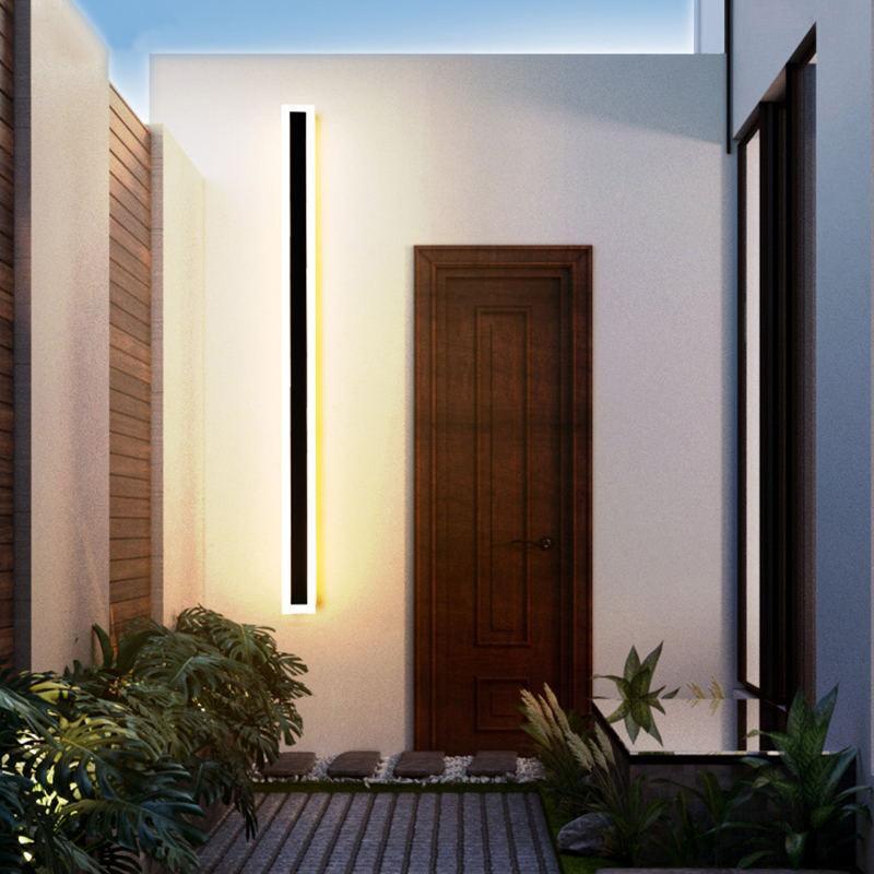 Vynn Wall Light Outdoor Modern Waterproof LED Black/White - Kingsley Beaumont