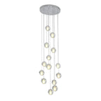 Valentina Modern Multi Clean Globe Pendant Light, Foyer