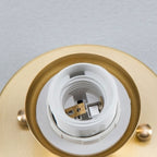 Arisha Retro Metal Flush Mount Ceiling Light Brass
