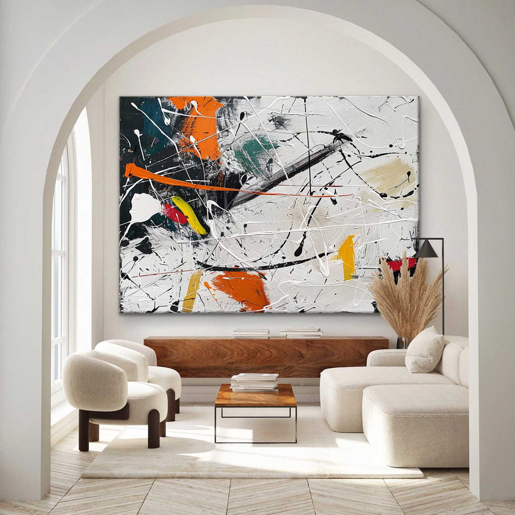 Wall Art Abstract Expressionist Graffiti Bold