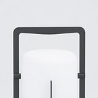 Ray Minimalist Glass/ Outdoor Landscape Pathway Light, White