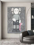 KAWS Companion Figure Pop Art Painting