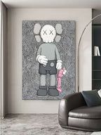 KAWS Companion Figure Pop Art Painting
