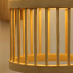 Ritta Wall Lamp Rustic, Muto Rattan Weaving LED, Hallway Wall Sconce