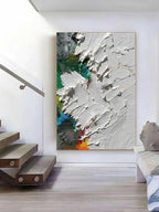 Color Accents Impasto Painting