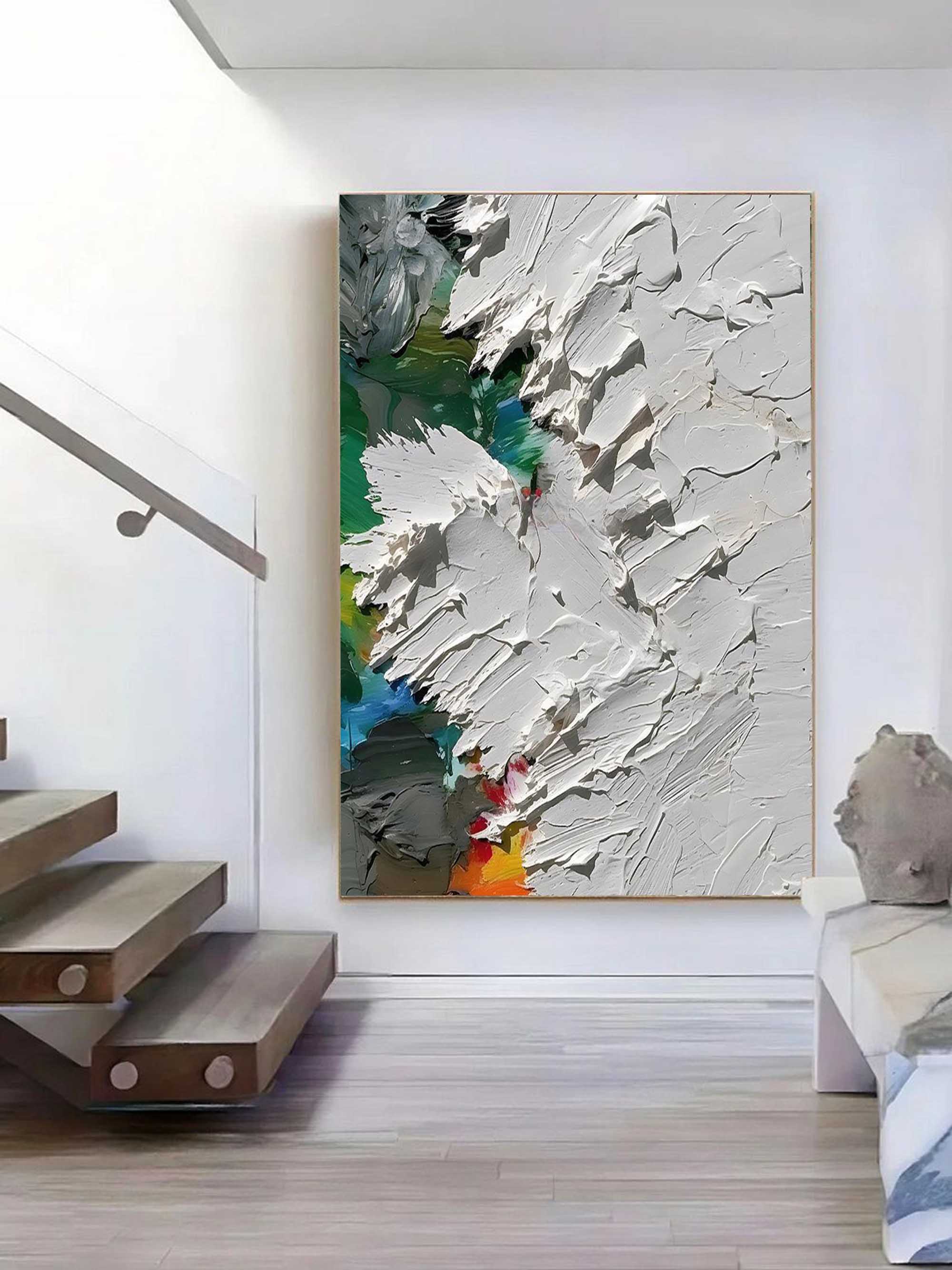 Color Accents Impasto Painting
