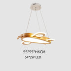 Arisha Modern Natural Creative DIY Children Airplane Shape Pendant Light ,Wood